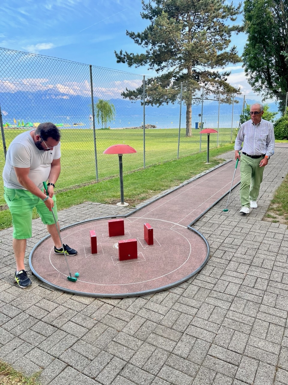 SDIO, Mini-Golf 2023, Franck et Bernard