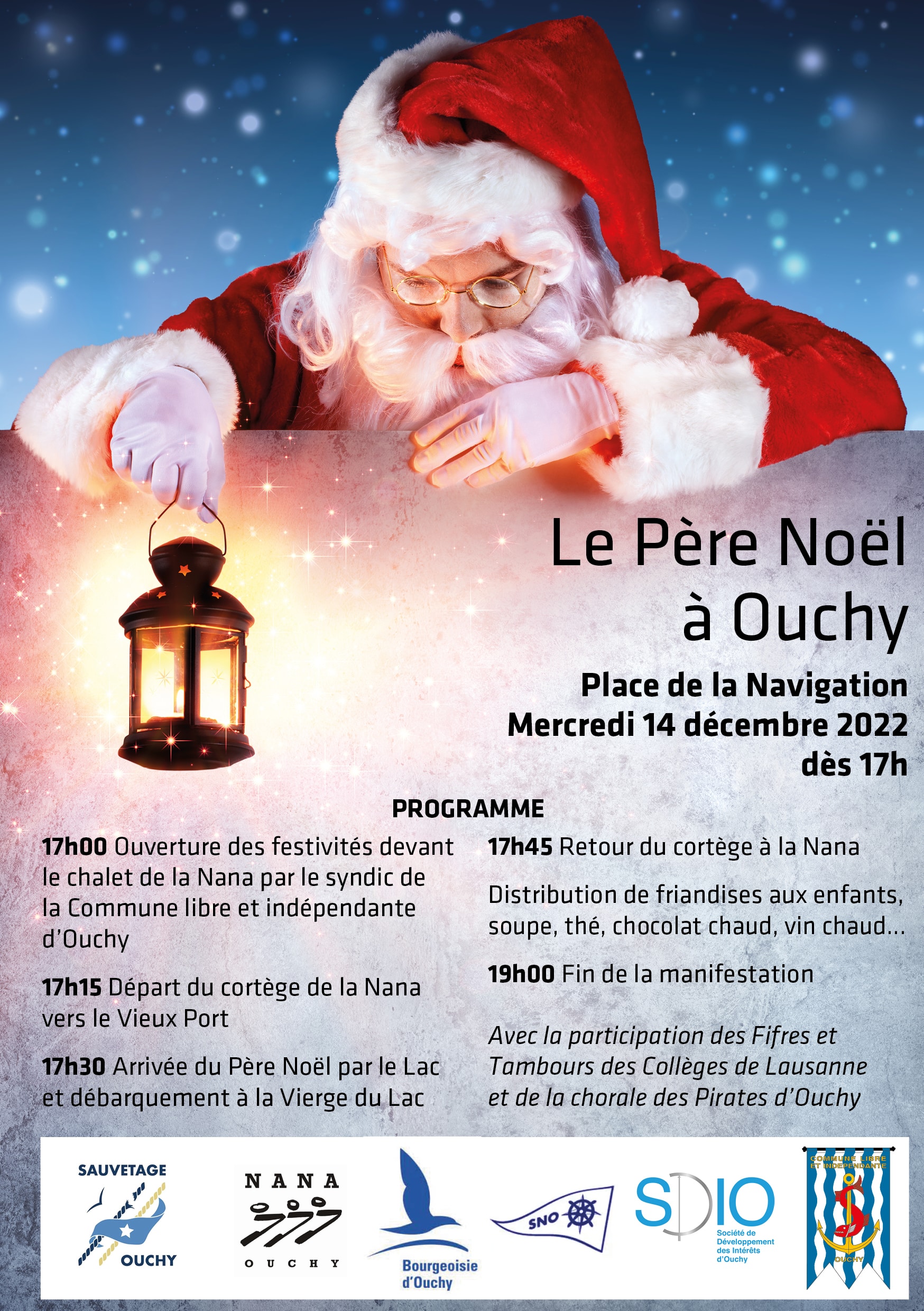 Le Père Noël débarque à Ouchy !