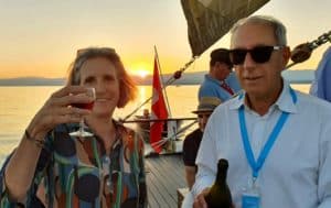 Catherine Gigon Niklaus, déléguée de quartier et Bernard Radon, président de la SDIO
